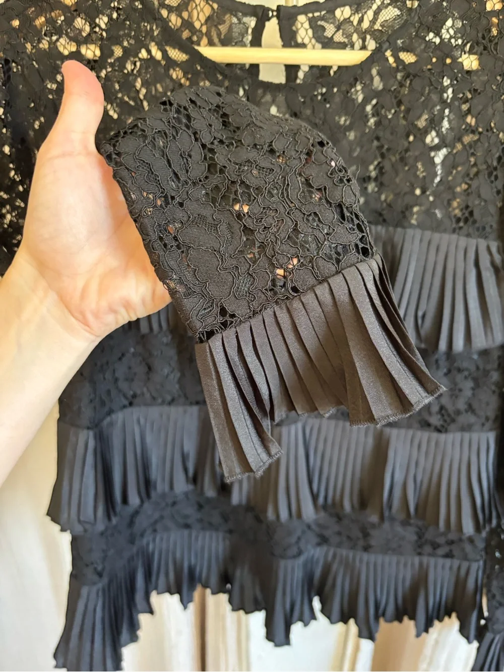 J. Crew Lace and Ruffle Blouse- 2